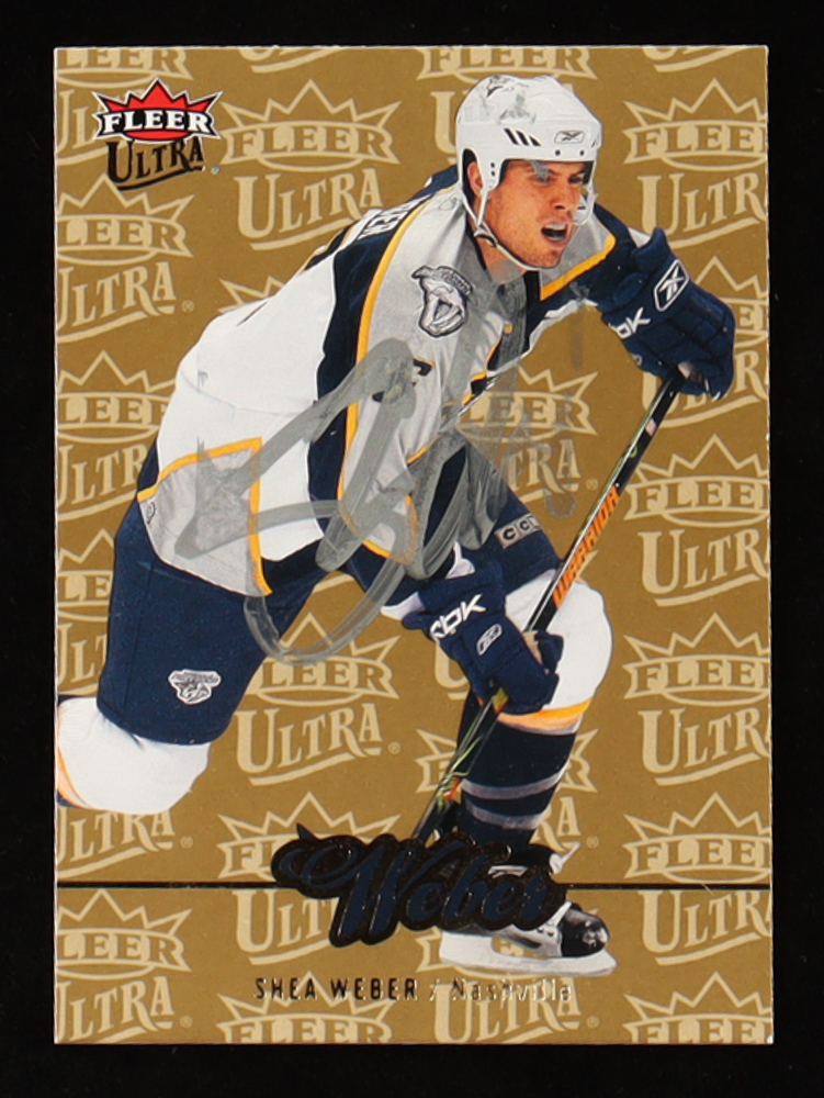 Shea Weber Signed 2007-08 Ultra Gold Medallion #91 (JSA) at PristineAuction.com Shea Weber Signed 2007-08 Ultra Gold Medallion #91 (JSA) at PristineAuction.com