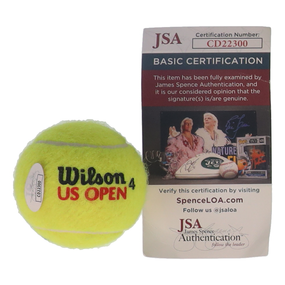 Pam Shriver Signed Tennis Ball (JSA) at PristineAuction.com Pam Shriver Signed Tennis Ball (JSA) at PristineAuction.com