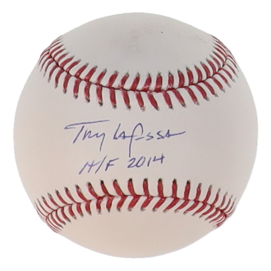 Tony La Russa Signed OML Baseball Inscribed "H/F 2014" (JSA) at PristineAuction.com Tony La Russa Signed OML Baseball Inscribed "H/F 2014" (JSA) at PristineAuction.com