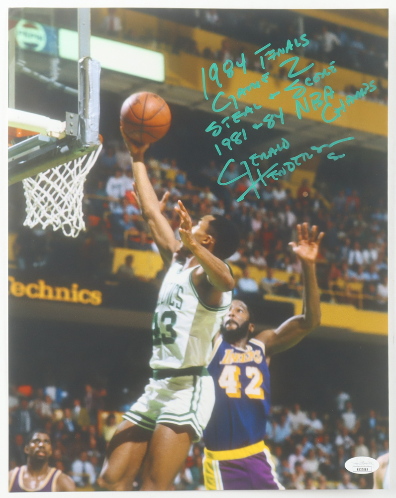 Gerald Henderson Signed 11x14 Photo With Multiple Inscriptions (JSA) at PristineAuction.com Gerald Henderson Signed 11x14 Photo With Multiple Inscriptions (JSA) at PristineAuction.com