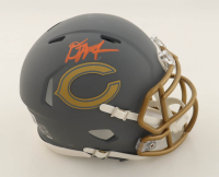 D. J. Moore Signed Bears Slate Alternate Speed Mini Helmet (Beckett) at PristineAuction.com