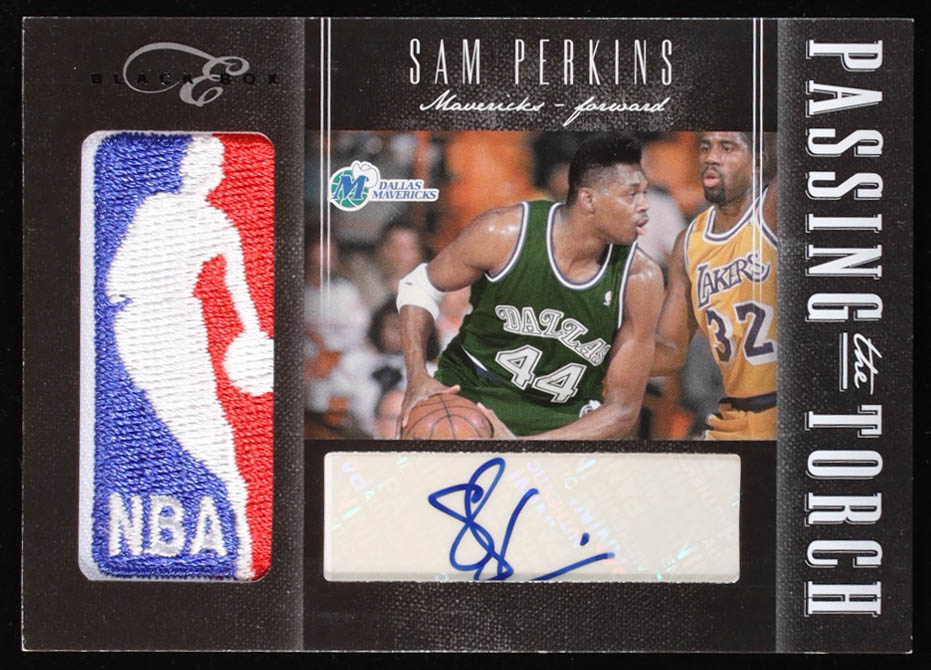 Sam Perkins / Zach Randolph 2010-11 Elite Black Box Passing the Torch Signatures #17 #64/99 at PristineAuction.com Sam Perkins / Zach Randolph 2010-11 Elite Black Box Passing the Torch Signatures #17 #64/99 at PristineAuction.com