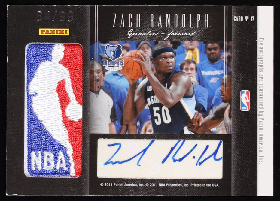 Sam Perkins / Zach Randolph 2010-11 Elite Black Box Passing the Torch Signatures #17 #64/99 at PristineAuction.com Sam Perkins / Zach Randolph 2010-11 Elite Black Box Passing the Torch Signatures #17 #64/99 at PristineAuction.com
