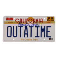 Claudia Wells Signed "Back To The Future" License Plate (Beckett) at PristineAuction.com