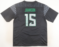 Tez Johnson Signed Ducks Nike Authentic Jersey (JSA) at PristineAuction.com