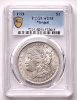 1921 Morgan Silver Dollar (PCGS AU58) at PristineAuction.com