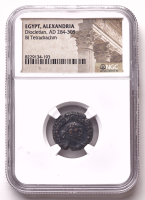 Diocletian (A.D. 284-305) Ancient Egypt, Alexandia BI Tetradrachm Coin (NGC) at PristineAuction.com