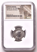 Gordian III (A.D. 238-244) Ancient Roman Empire AR Double Denarius Silver Coin (NGC) at PristineAuction.com