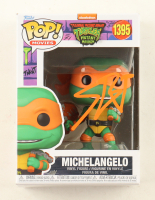 Shamon Brown Jr. Signed "Teenage Mutant Ninja Turtles: Mutant Mayhem" #1395 Michelangelo Funko Pop! Vinyl Figure (Beckett) at PristineAuction.com
