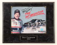 Dale Earnhardt Signed NASCAR Custom Photo Plaque Display with with Name Plate (JSA) at PristineAuction.com