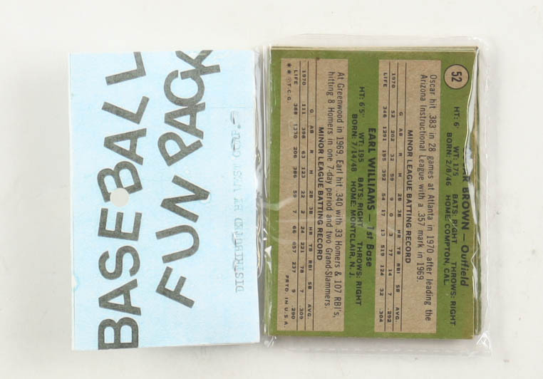 1971 Topps Baseball Card Fun Pack with (10) Cards at PristineAuction.com 1971 Topps Baseball Card Fun Pack with (10) Cards at PristineAuction.com