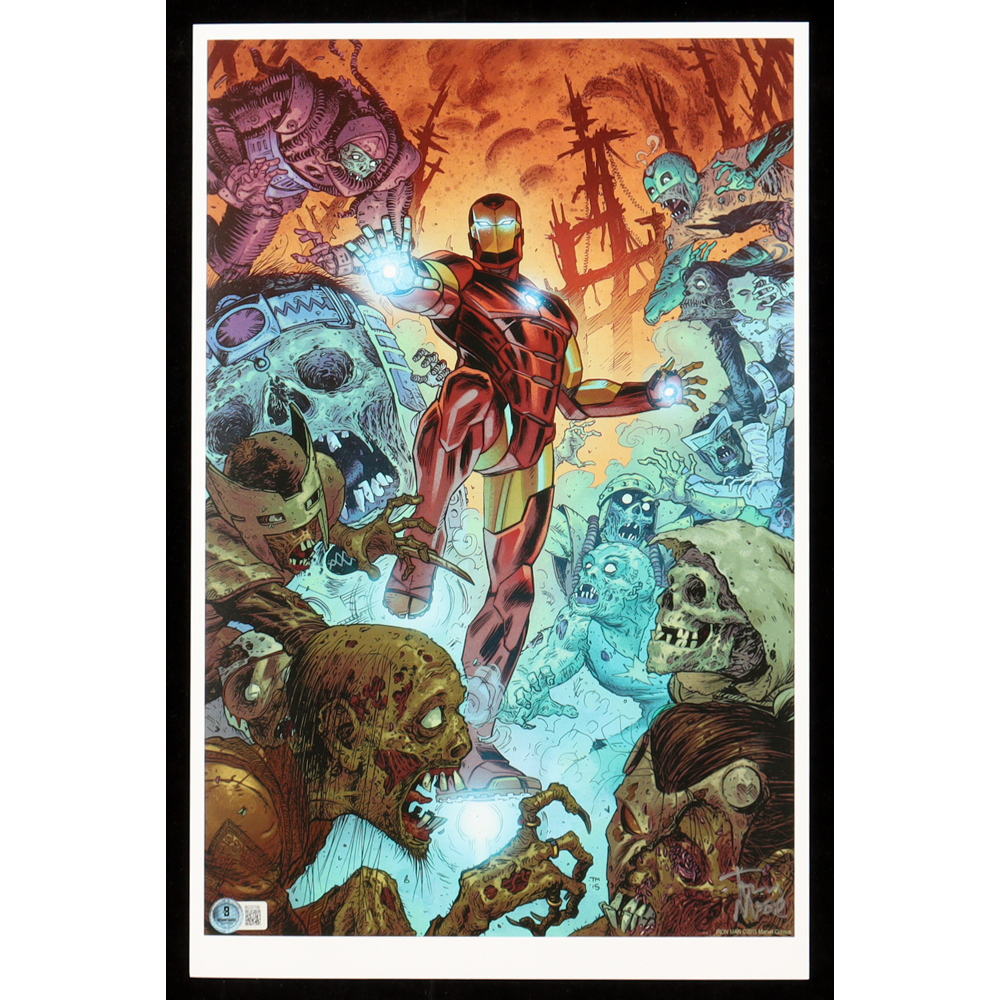 Tony Moore Signed Iron Man 11x17 Lithograph Beckett Pristine Auction Tony Moore Signed Iron Man 11x17 Lithograph Beckett Pristine Auction