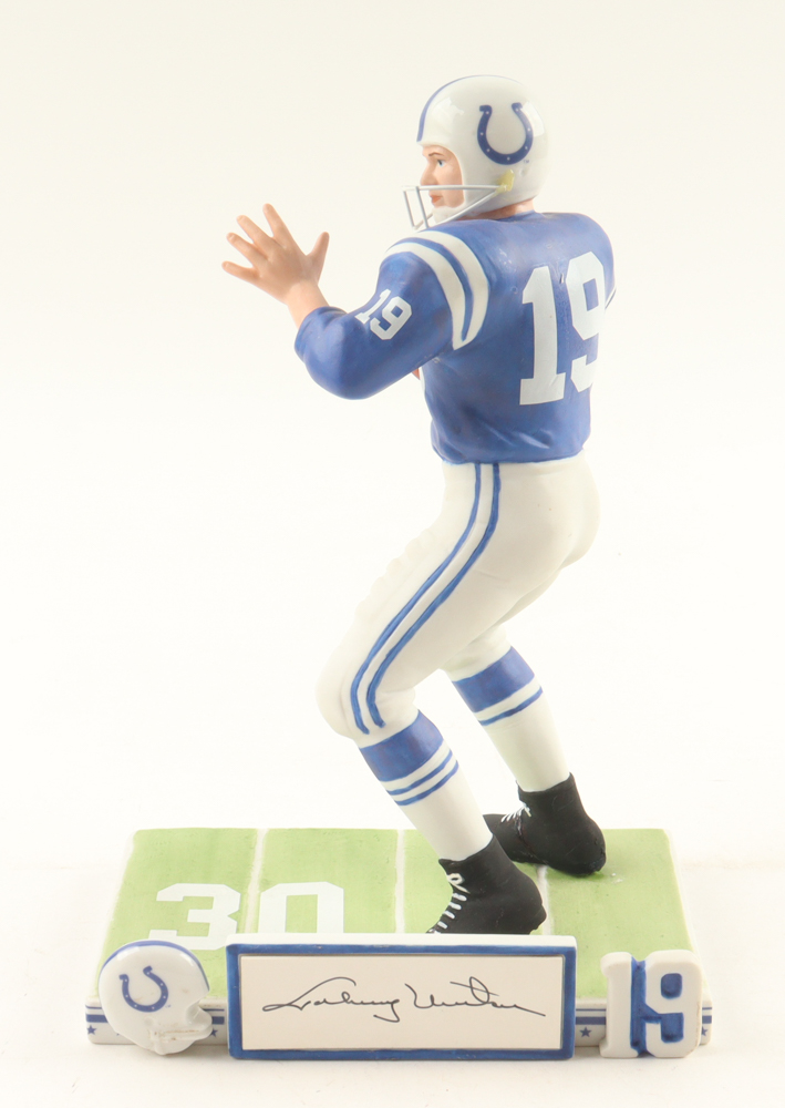 Johnny Unitas Signed LE Colts Figurine (Sports Impressions & PSA) at PristineAuction.com Johnny Unitas Signed LE Colts Figurine (Sports Impressions & PSA) at PristineAuction.com