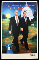 George Rodrigue Signed LE "The 53rd Presidential Inaugural" 24x38 Lithograph (PSA) at PristineAuction.com
