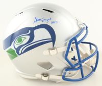 Steve Largent Signed Seahawks Full-Size Throwback Speed Helmet Inscribed "HOF '95" (Schwartz) at PristineAuction.com
