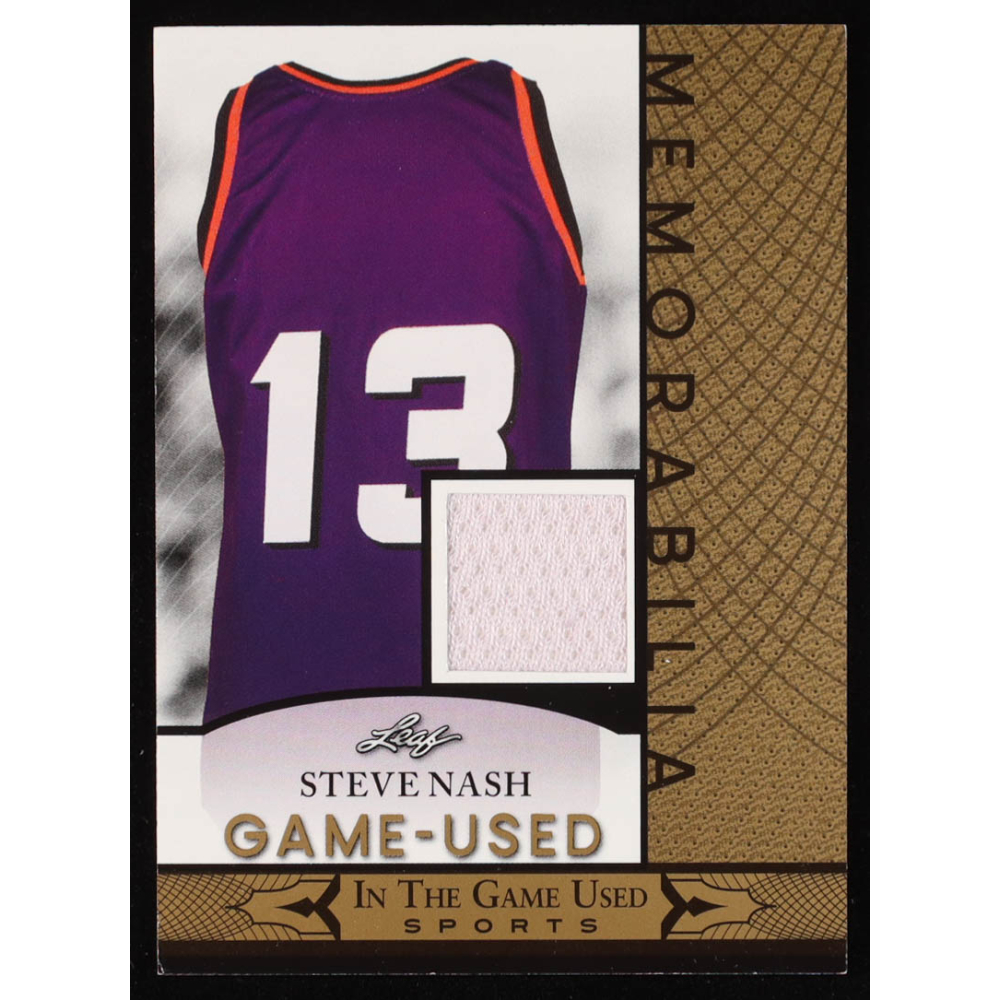 Steve Nash 2024 Leaf ITG Sports Game-Used Memorabilia #GUM132 at PristineAuction.com