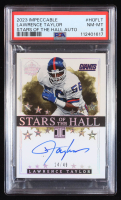 Lawrence Taylor Signed 2023 Panini Impeccable Stars of the Hall Autographs #1 #14/49 (PSA 8) at PristineAuction.com