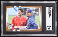 Shohei Ohtani / Kohei Arihara 2021 Topps Update Gold #US125 #1603/2021 (SGC 9) at PristineAuction.com
