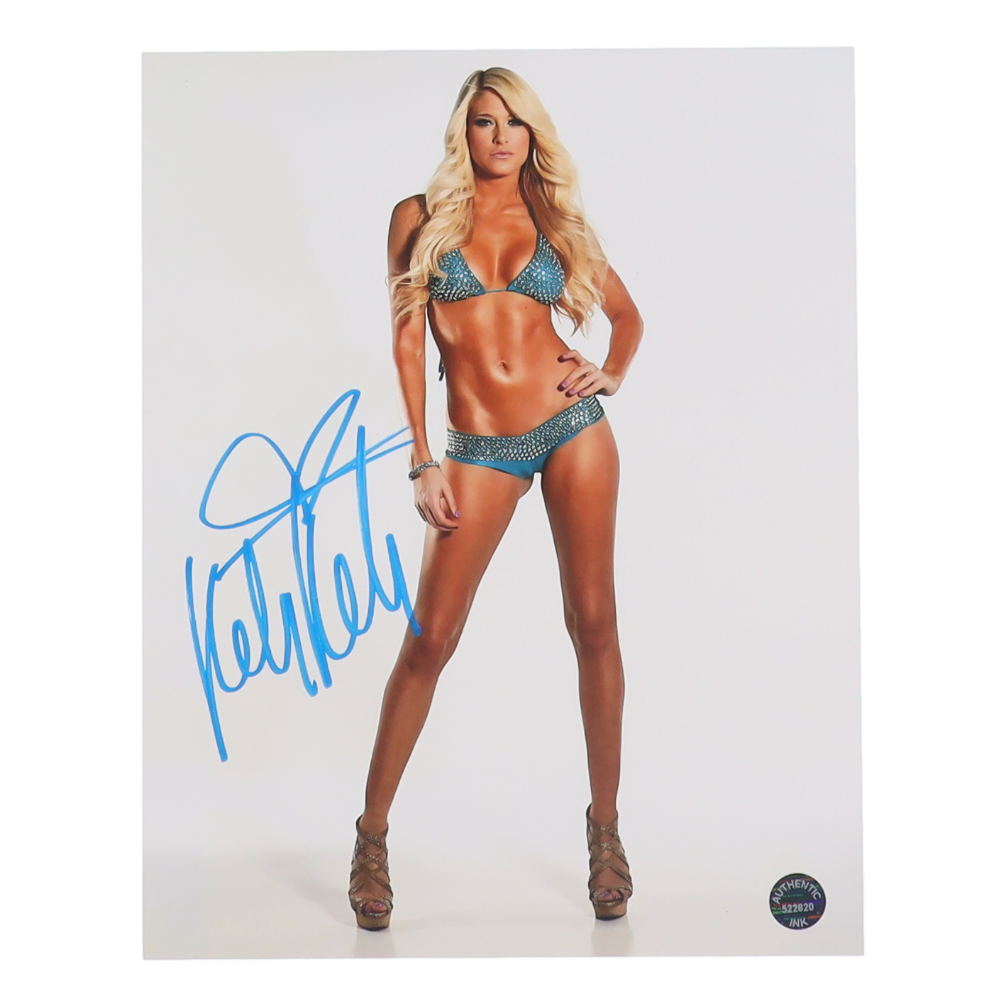 Barbie "Kelly Kelly" Blank Signed 8x10 Photo (Authentic Ink) at PristineAuction.com Barbie "Kelly Kelly" Blank Signed 8x10 Photo (Authentic Ink) at PristineAuction.com
