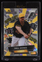 Paul Skenes 2024 Wild Card Alumination Comix Pittsburgh! Yellow and Silver Lava #PS1 RC #7/30 at PristineAuction.com