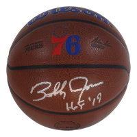 Bobby Jones Signed 76ers Logo Basketball Inscribed "HOF '19" (Schwartz) at PristineAuction.com