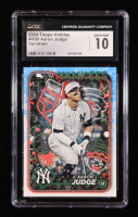 Aaron Judge 2024 Topps Holiday Photo Variations #H99 (CGC 10) at PristineAuction.com