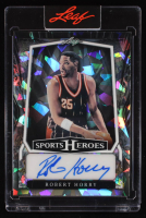 Robert Horry Signed 2025 Leaf Sports Heroes Crystal #BA-RH2 #34/35 at PristineAuction.com