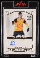 Luke Cundle Signed 2022 Leaf Continuum Autograph Gold #68 #05/30 RC at PristineAuction.com