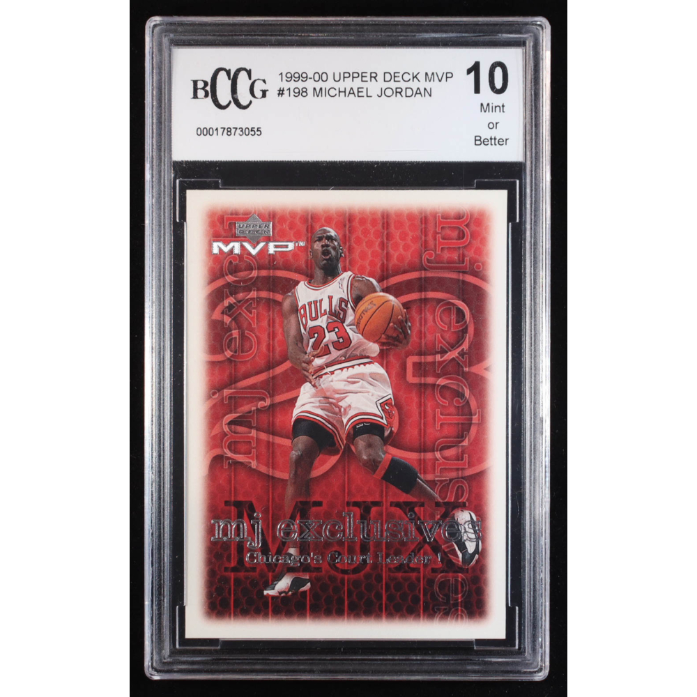 Michael Jordan 1999-00 Upper Deck MVP #198 (BCCG 10) at PristineAuction.com