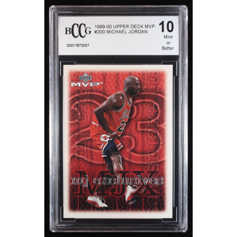Michael Jordan 1999-00 Upper Deck MVP #200 (BCCG 10) at PristineAuction.com