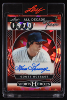 Goose Gossage Signed 2025 Leaf Sports Heroes All Decade Team 1970s Crystal Red #D70-GG1 #3/3 at PristineAuction.com