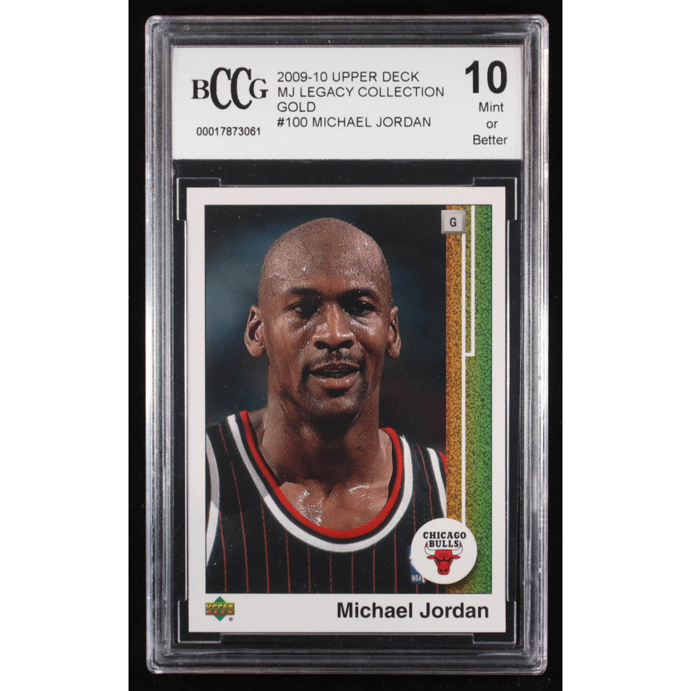 Michael Jordan 2009-10 Upper Deck Michael Jordan Legacy Collection Gold #100 (BCCG 10) at PristineAuction.com