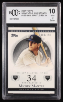 Mickey Mantle 2007 Topps Moments & Milestones #168 #/150 (BCCG 10) at PristineAuction.com