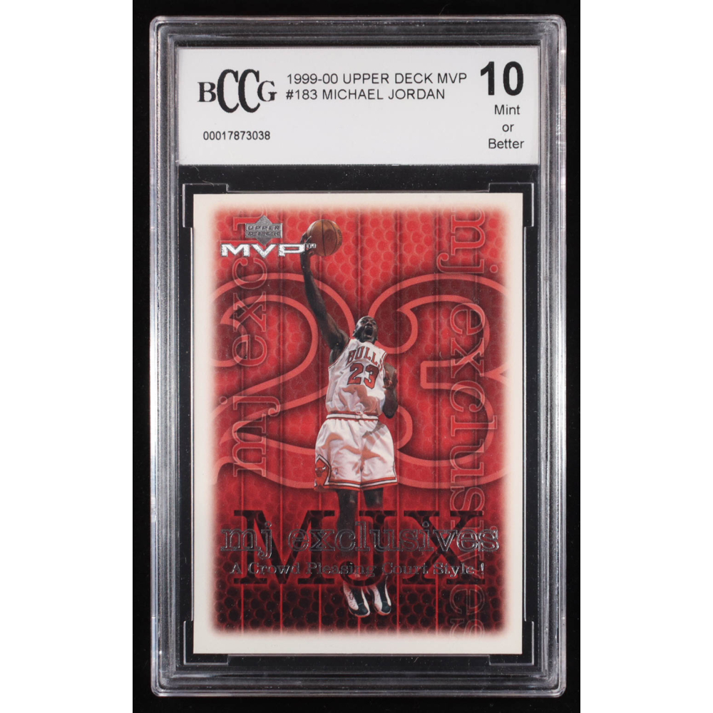 Michael Jordan 1999-00 Upper Deck MVP #183 (BCCG 10) at PristineAuction.com