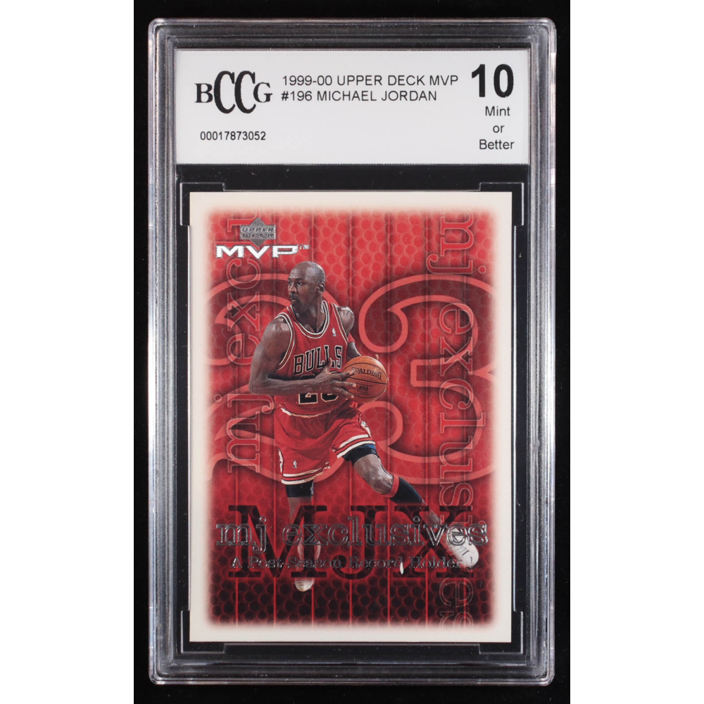 Michael Jordan 1999-00 Upper Deck MVP #196 (BCCG 10) at PristineAuction.com