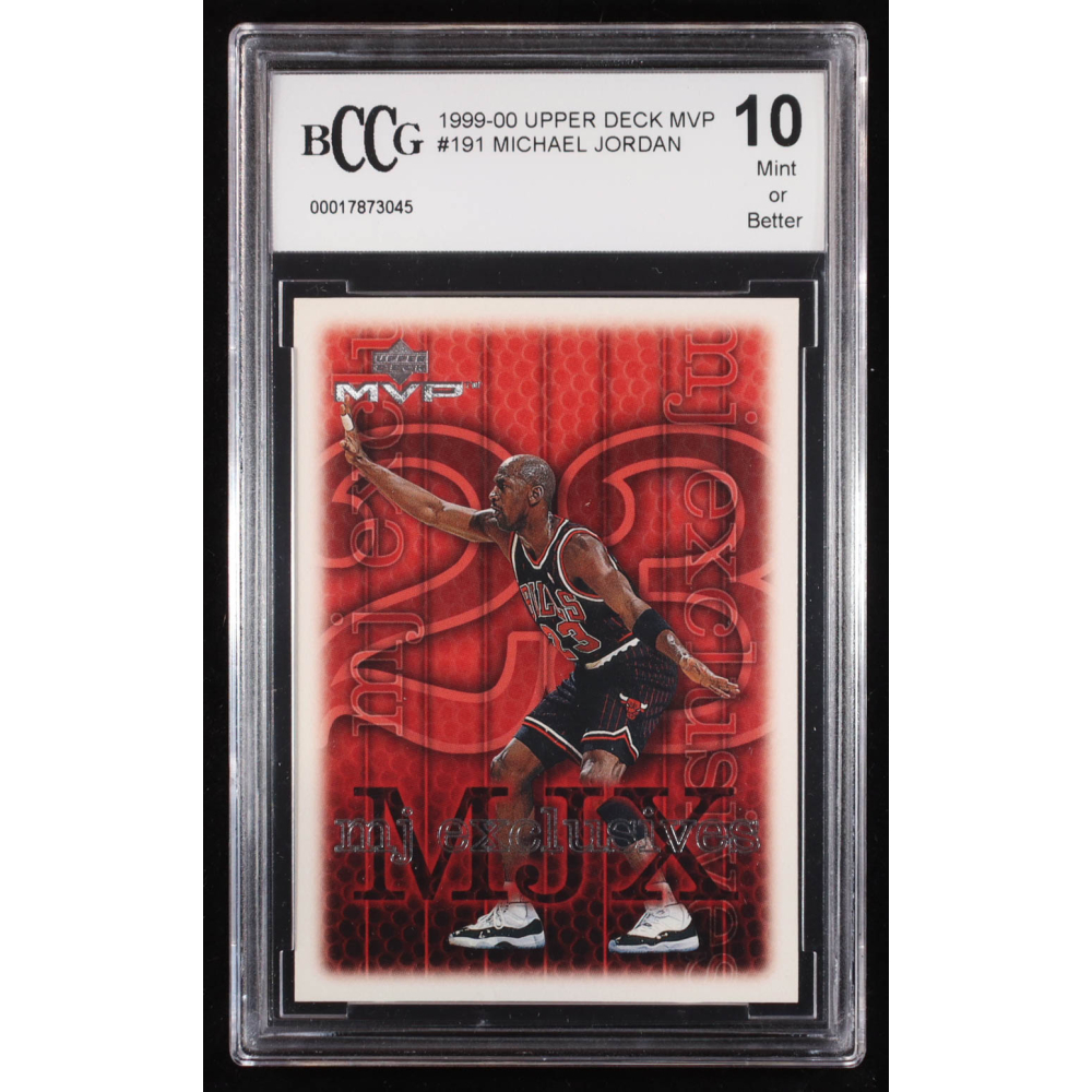 Michael Jordan 1999-00 Upper Deck MVP #191 (BCCG 10) at PristineAuction.com