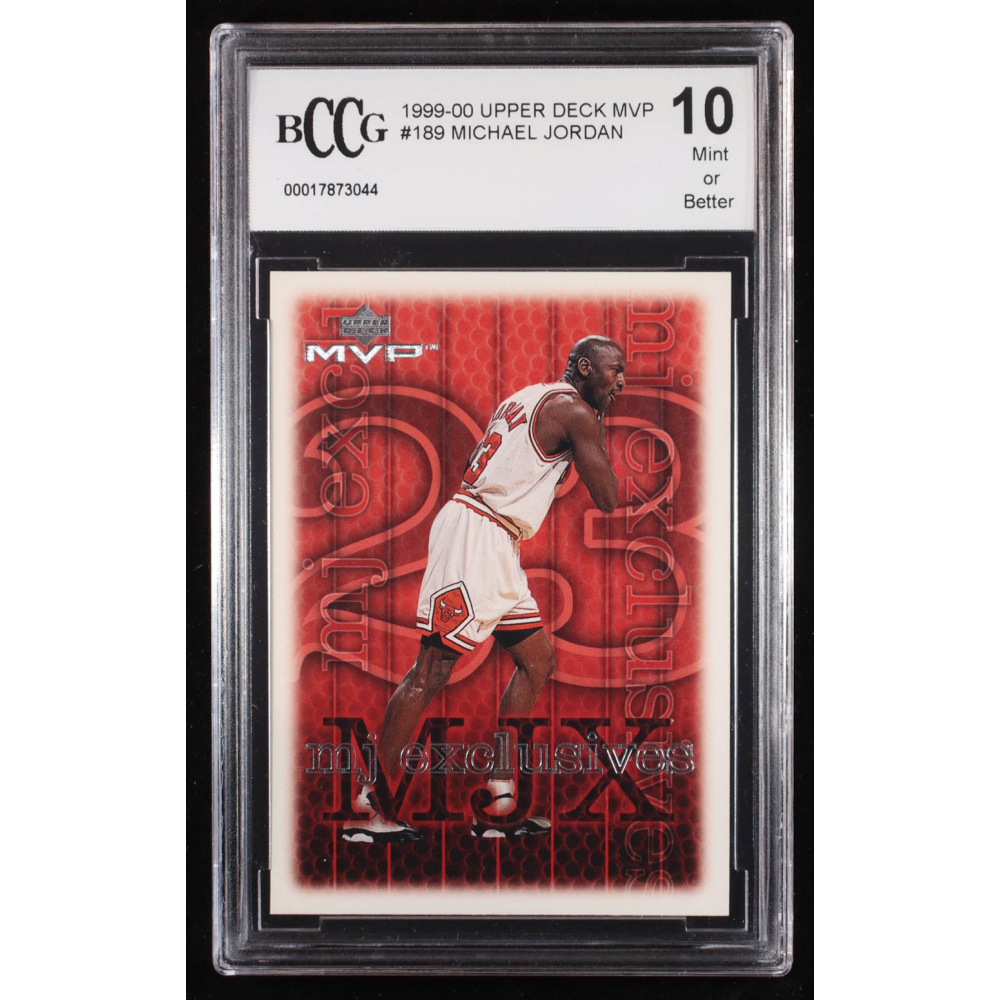 Michael Jordan 1999-00 Upper Deck MVP #189 (BCCG 10) at PristineAuction.com