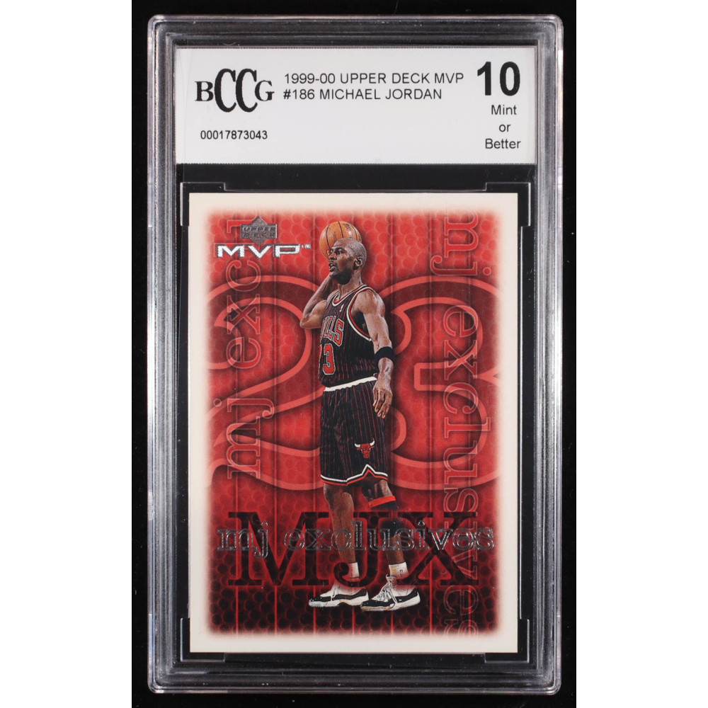 Michael Jordan 1999-00 Upper Deck MVP #186 (BCCG 10) at PristineAuction.com
