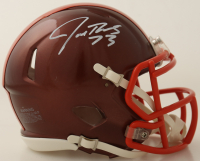 Joe Thomas Signed Browns Flash Alternate Speed Mini Helmet (Schwartz) at PristineAuction.com