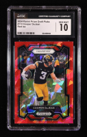 Cooper DeJean 2024 Panini Prizm Draft Picks Prizms Red Ice #113 RC (CGC 10) at PristineAuction.com