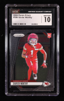 Xavier Worthy 2024 Panini Prizm #399 RC (CGC 10) at PristineAuction.com