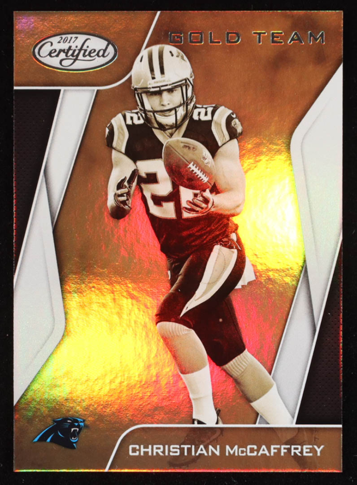 Christian McCaffrey 2017 Certified Gold Team #17 RC