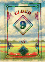 Carl Yastrzemski / Johnny Bench / Reggie Jackson / Andre Dawson / Robin Yount / Dave Winfield / Mark McGwire / Jeff Bagwell / Jim Thorne Signed 2025 Leaf Season In The Sun Cloud 9 Autographs Rainbow Crystal #C9-9 #7/8 at PristineAuction.com
