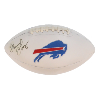 Thurman Thomas Signed Bills Logo Football (JSA) at PristineAuction.com