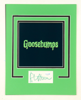 R. L. Stine Signed "Goosebumps" 11x14 Custom Matted Cut Display (ACOA) at PristineAuction.com