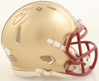 Zay Flowers Signed Boston College Eagles Speed Mini Helmet (JSA) at PristineAuction.com