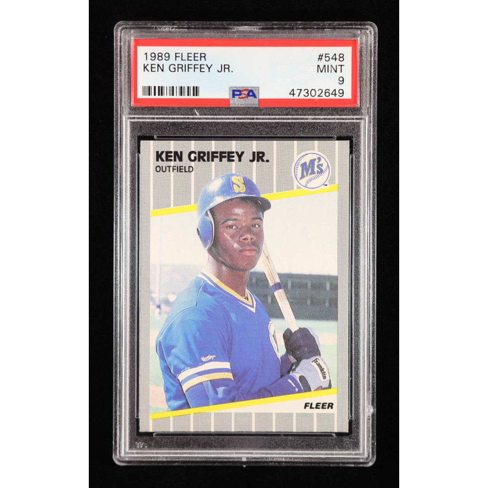 Ken Griffey Jr. 1989 Fleer #548 RC (PSA 9) at PristineAuction.com