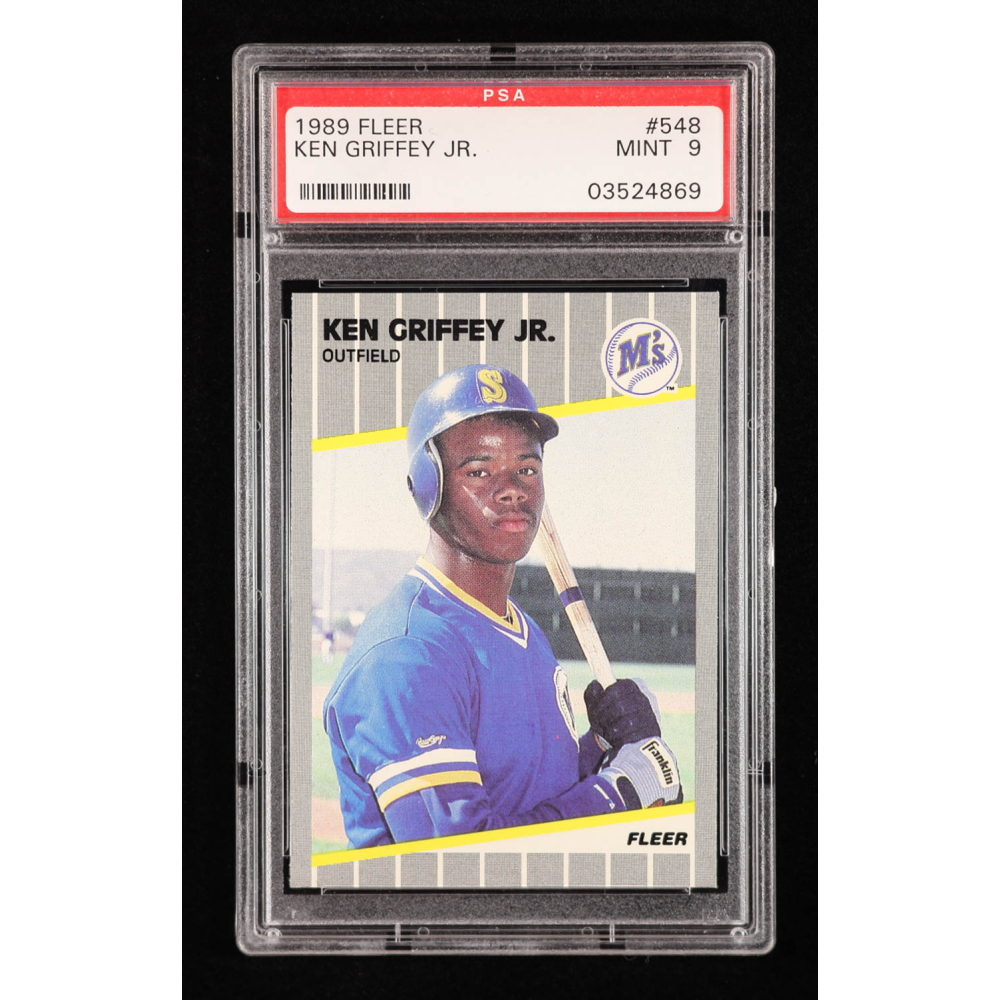 Ken Griffey Jr. 1989 Fleer #548 RC (PSA 9) at PristineAuction.com