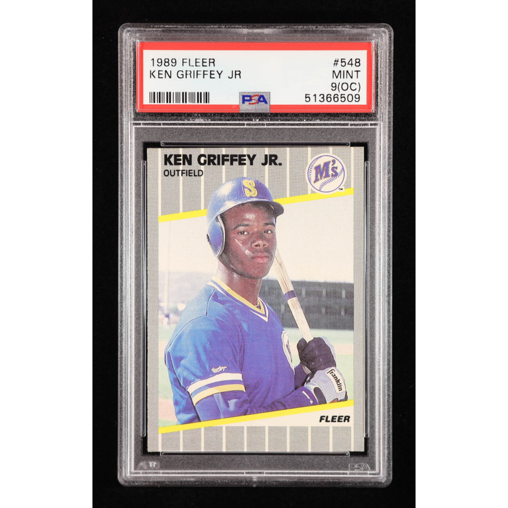Ken Griffey Jr. 1989 Fleer #548 RC (PSA 9) at PristineAuction.com