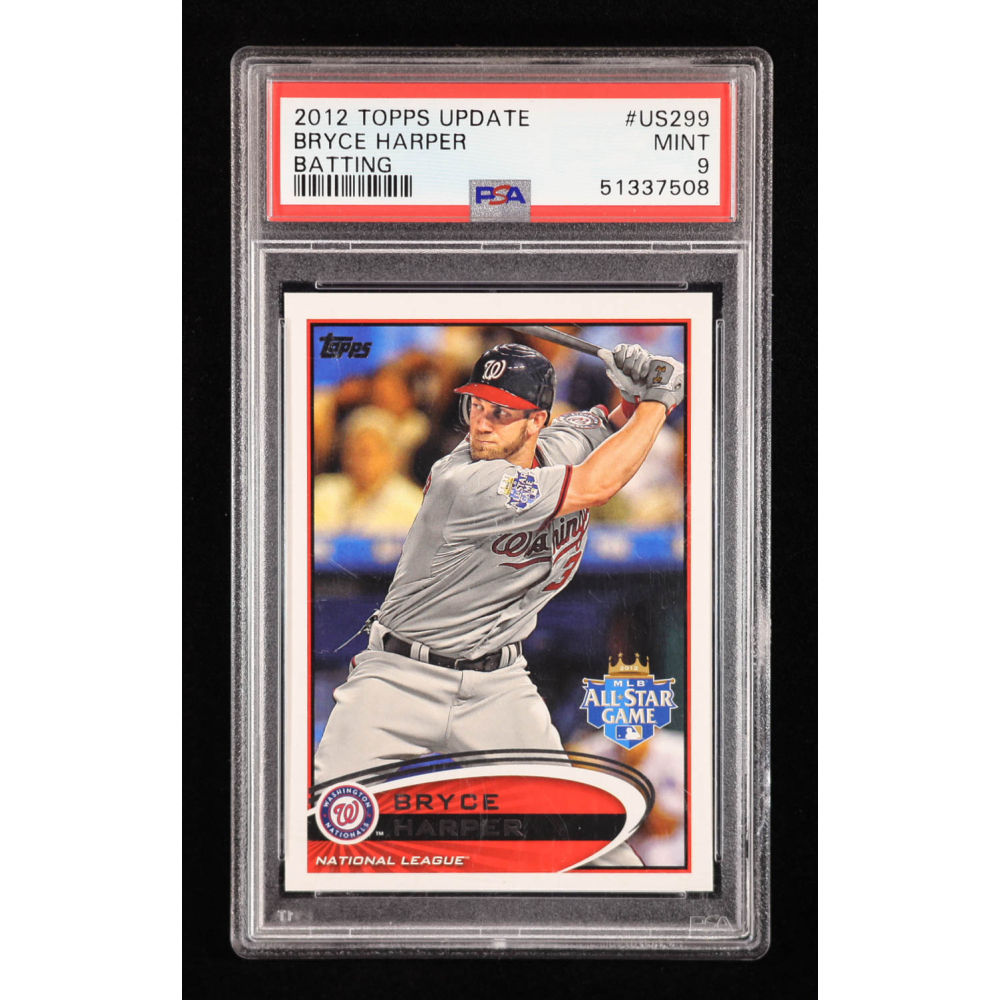 Bryce Harper 2012 Topps Update All Star Game #US299 RC (PSA 9) at PristineAuction.com